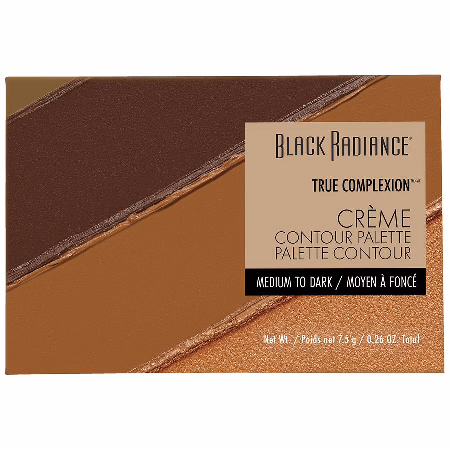 Black Radiance True Complexion Creme Contour Palette, Medium to Dark