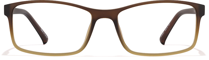 Brown Rectangle Glasses #2010615