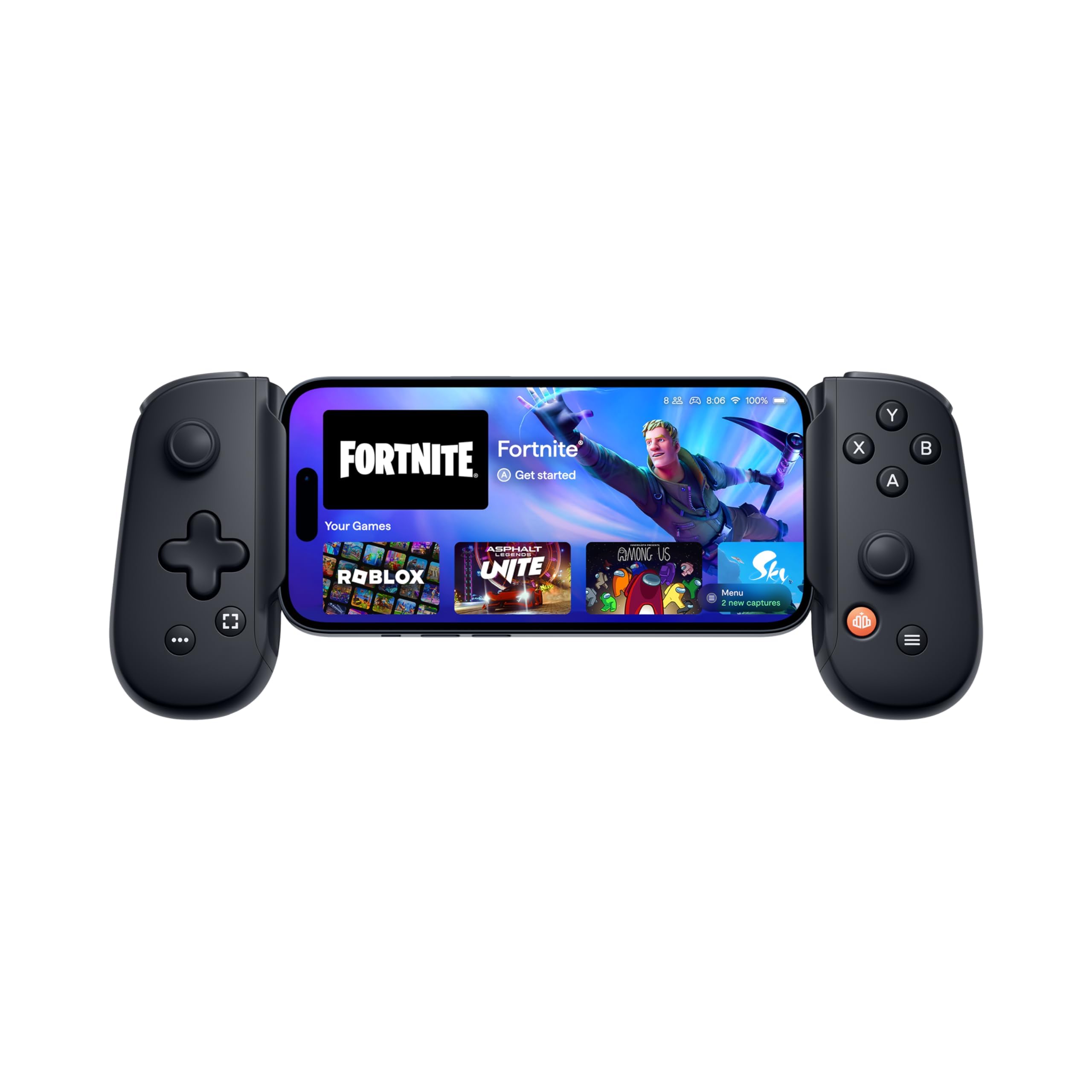 BACKBONE One Mobile Gaming Controller, USB-C, 2nd Gen | For Android & iPhone 15/16/17, 2nd Gen, Play Xbox, Fortnite, Call of Duty, & More