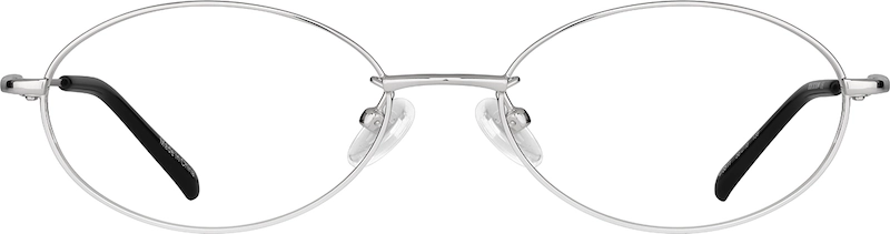 Silver Oval Glasses #473511