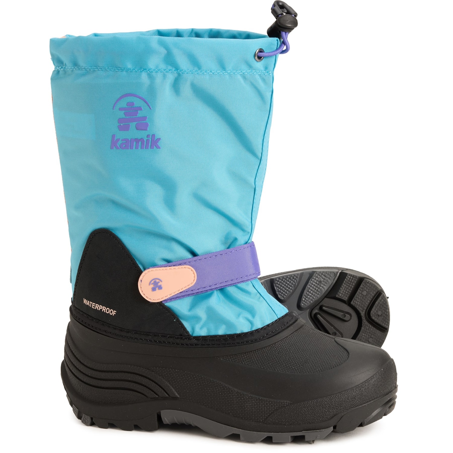 Kamik Boys and Girls Waterbug 5 Pac Boots - Waterproof, Insulated