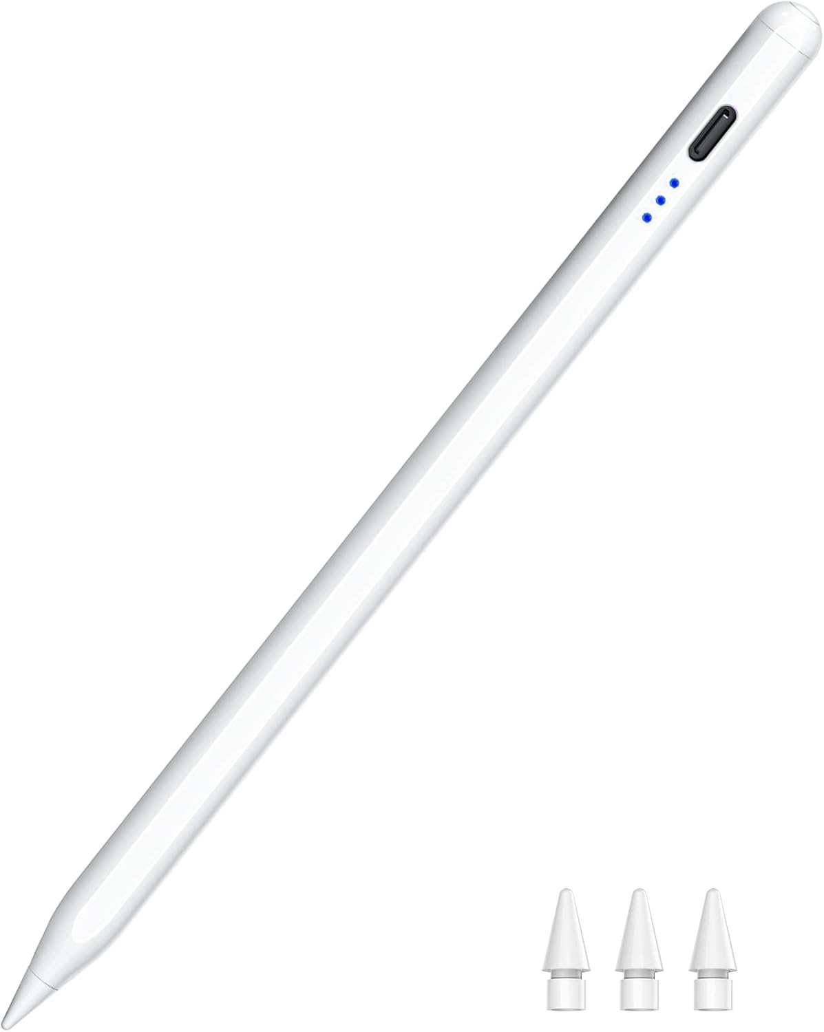 HATOKU Stylus Pen for Apple iPad 2018-2026 Magnetic for Note-Taking Drawing | 15Min Fast Charge iPad Pencil with High Precision, Tilt Sensitivity, Palm Rejection on iPad 6-11/Air/Pro/Mini, No Pairing