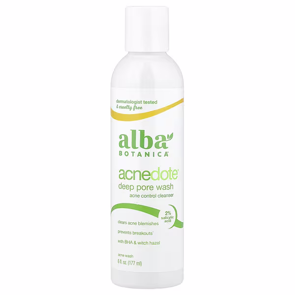 Alba Botanica, Acnedote®, Deep Pore Wash, 6 fl oz (177 ml)