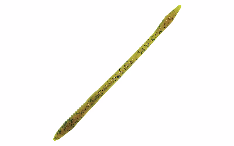 Zoom Trick Worm - 6-1/2'' - Chartreuse Pumpkin
