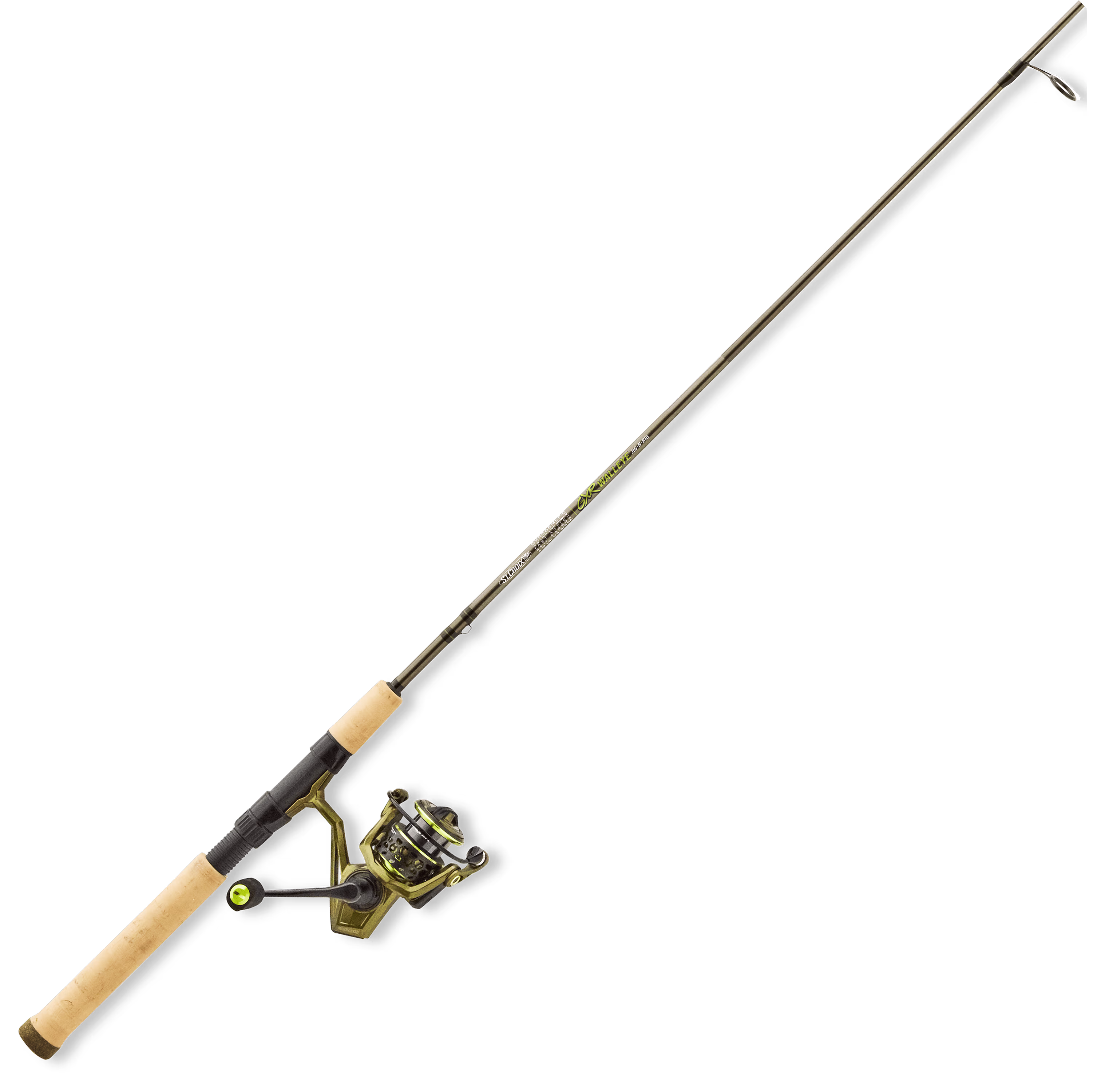 St. Croix GXR Walleye Spinning Combo - 6'6'' - Medium Light - 1 Piece