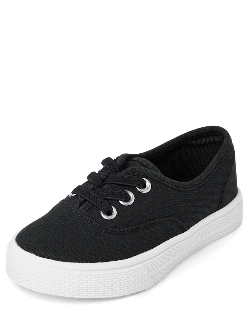 Toddler Girls Low Top Sneakers - black
