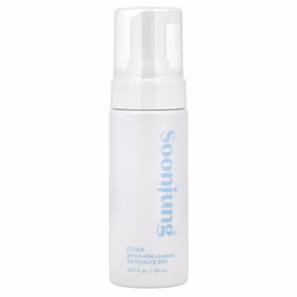 ETUDE, SoonJung, pH 6.5 Whip Cleanser, 5.07 fl oz (150 ml)