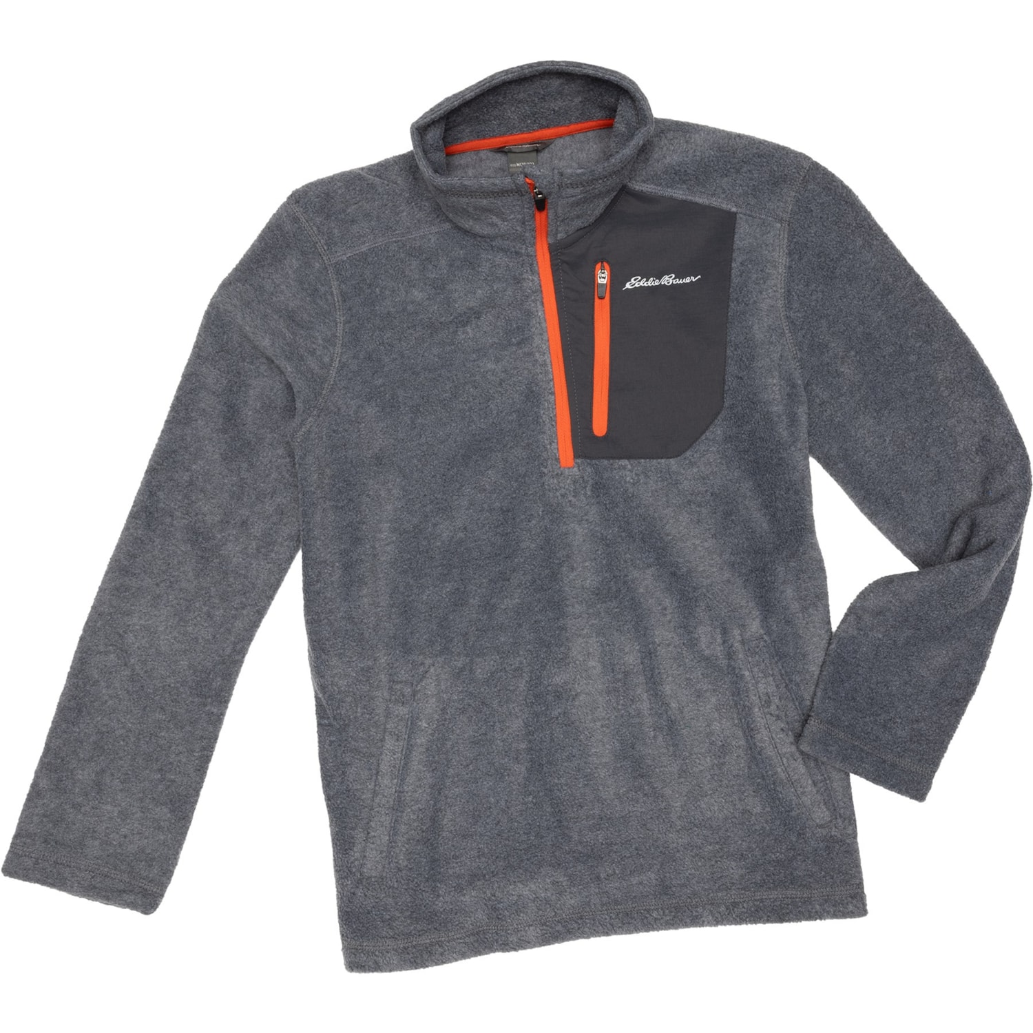 Eddie Bauer Big Boys Cloudlayer Fleece Shirt - Zip Neck, Long Sleeve