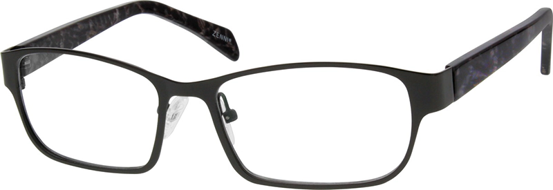 Gray Rectangle Glasses #144912