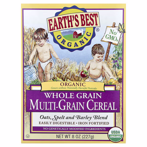 Earth's Best, Organic Whole Grain Multi-Grain Cereal, 8 oz (227 g)