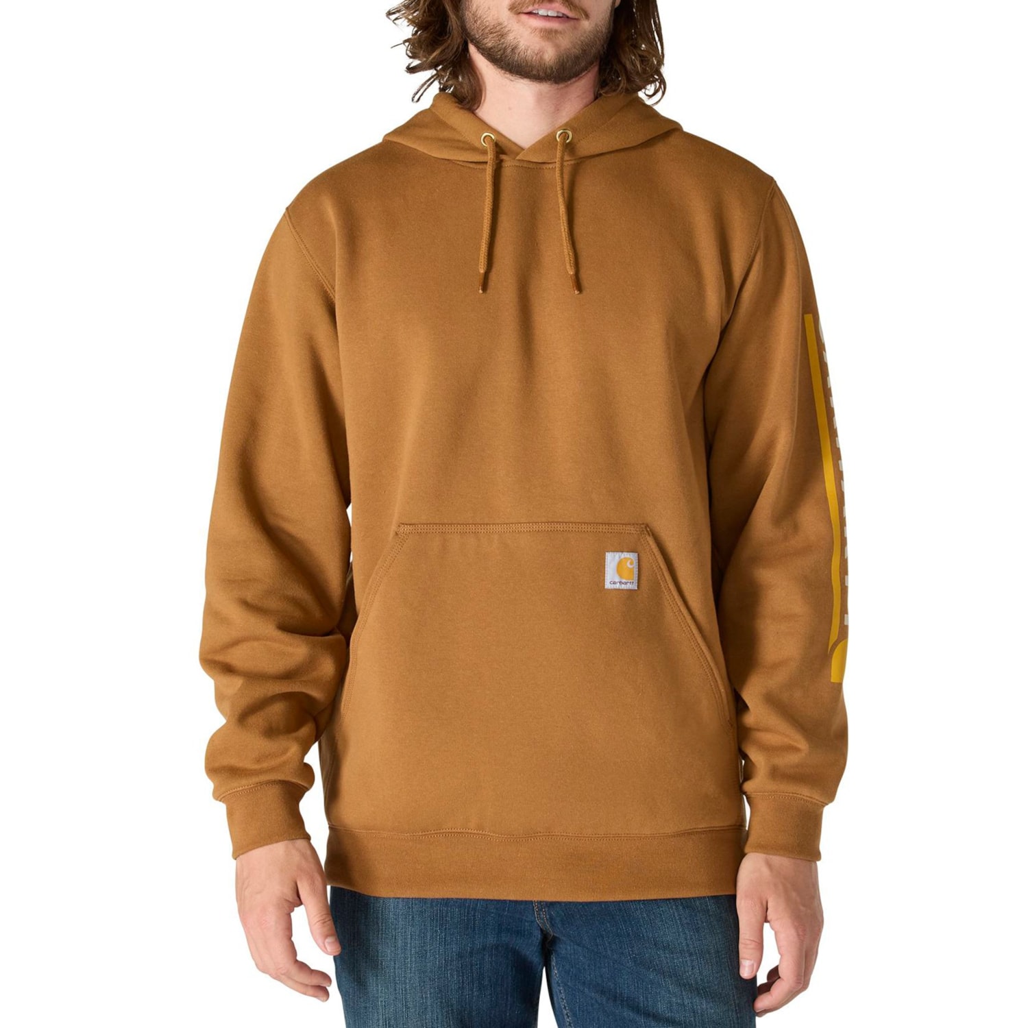 Carhartt 107060 Big and Tall Loose Fit Graphic Hoodie - Factory Seconds