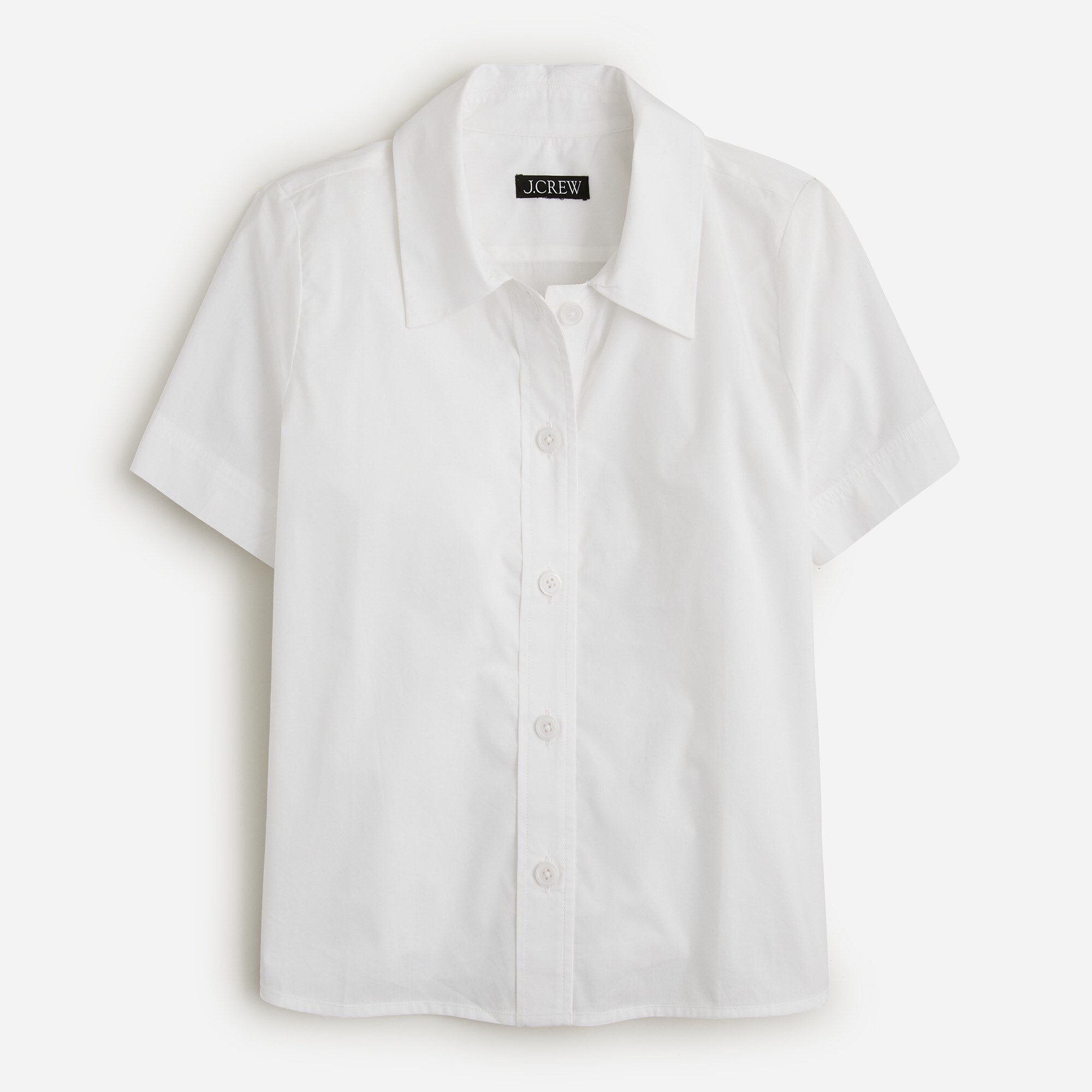 Gamine shirt in cotton poplin