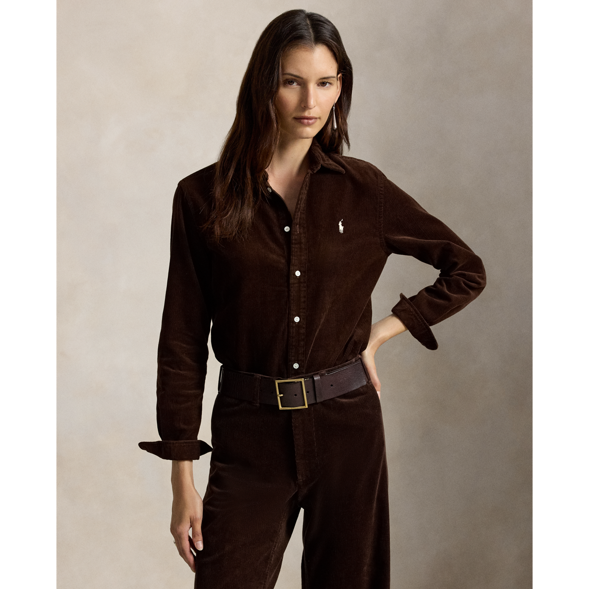 Classic Fit Cotton Corduroy Shirt