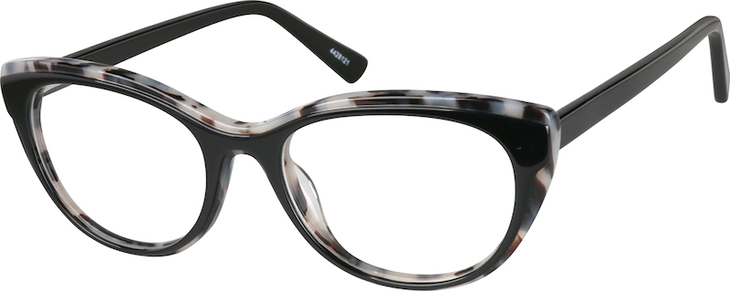 Black Cat-Eye Glasses #4428121