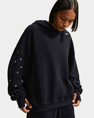 Nike Studio Fleece Medium Weight Women's Oversized Pullover Hoodie