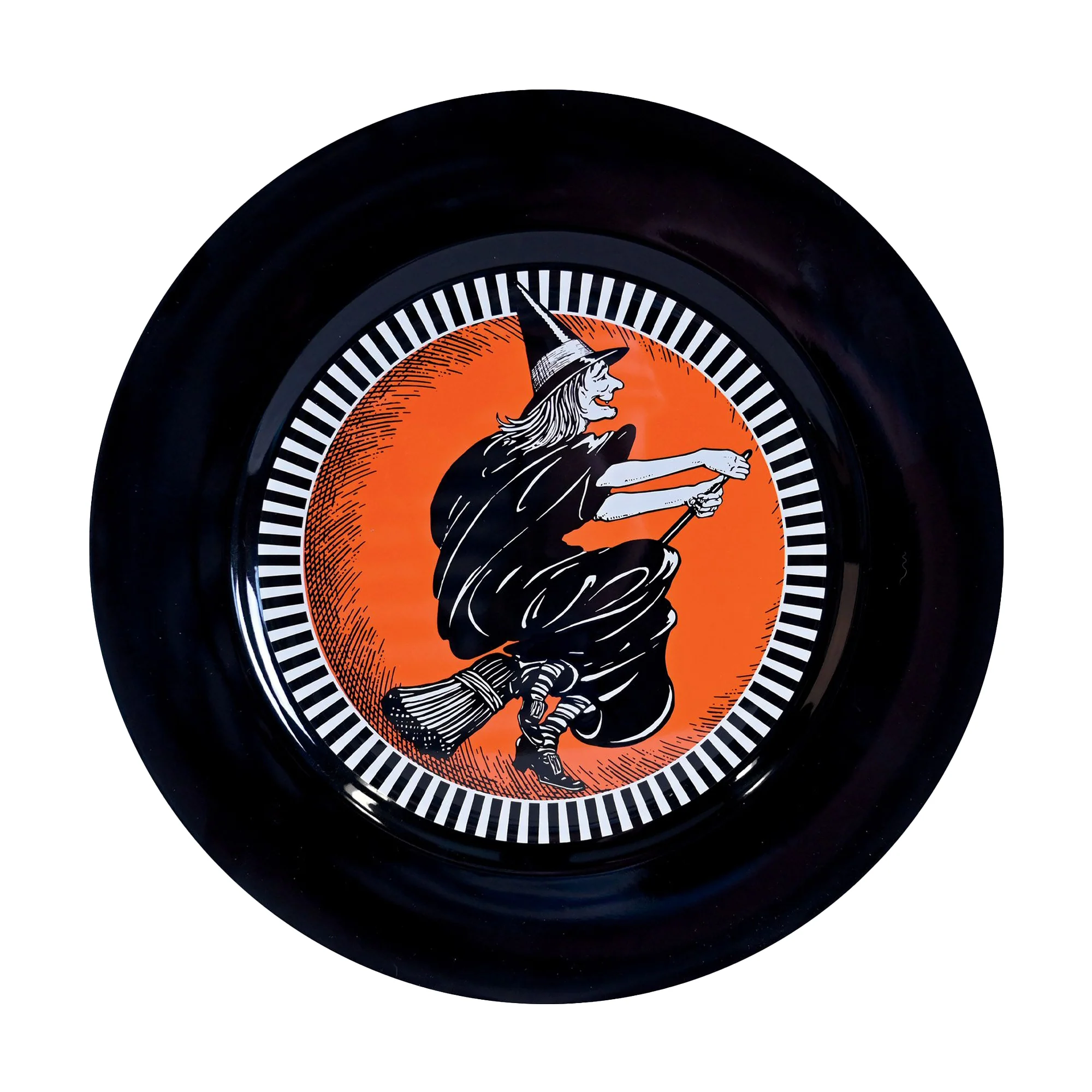 Vintage Halloween Witch Platter