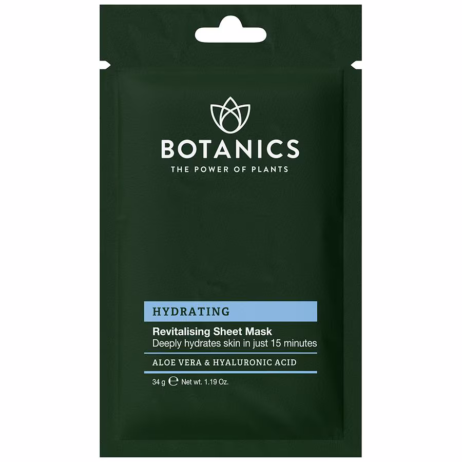 Botanics Hydrating Revitalising Sheet Mask, 1.19 oz
