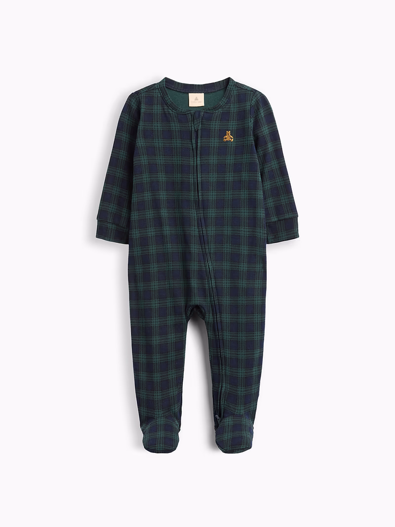 Baby Ribbed Brannan Bear One-Piece