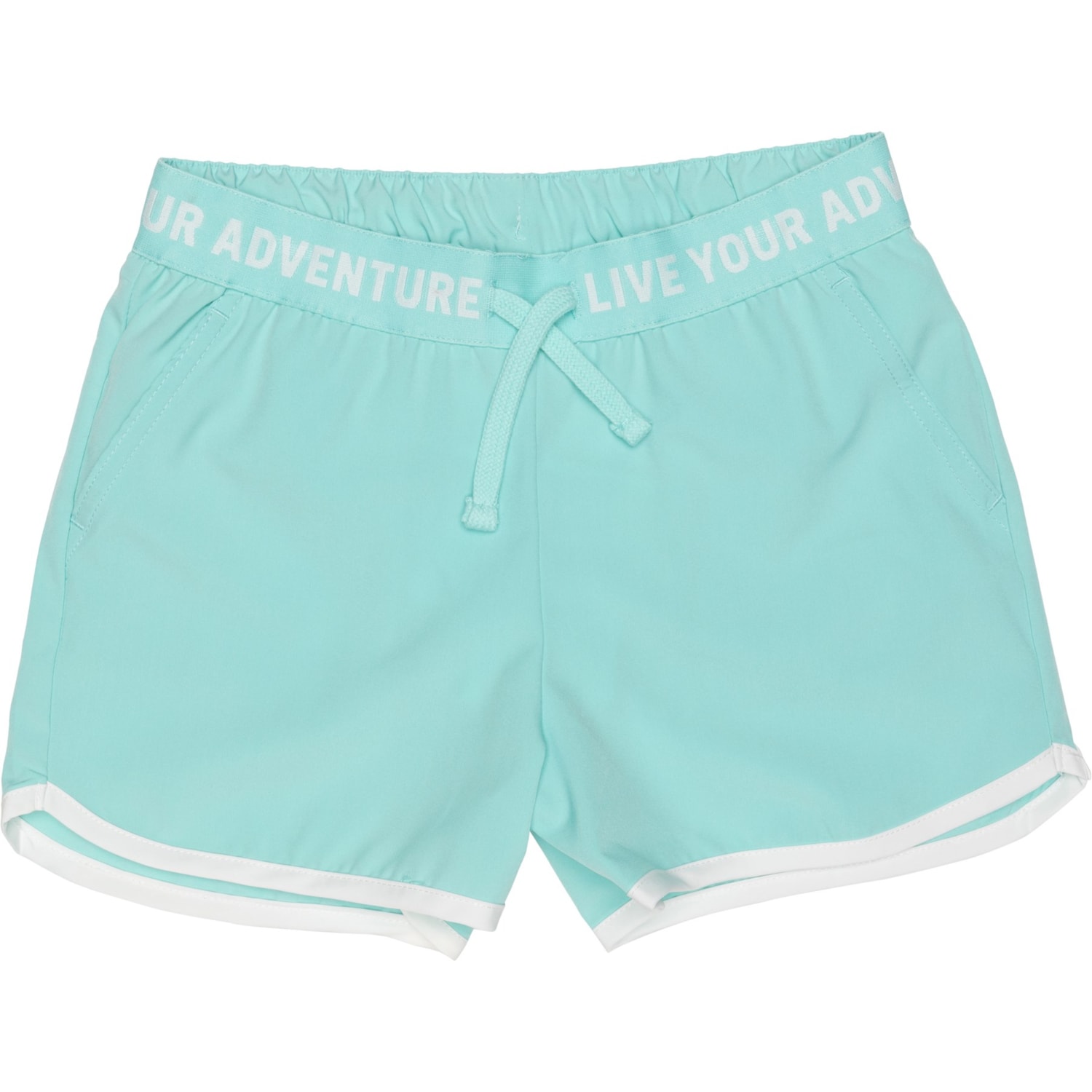 Eddie Bauer Big and Little Girls Trail Active Shorts - Built-In Briefs