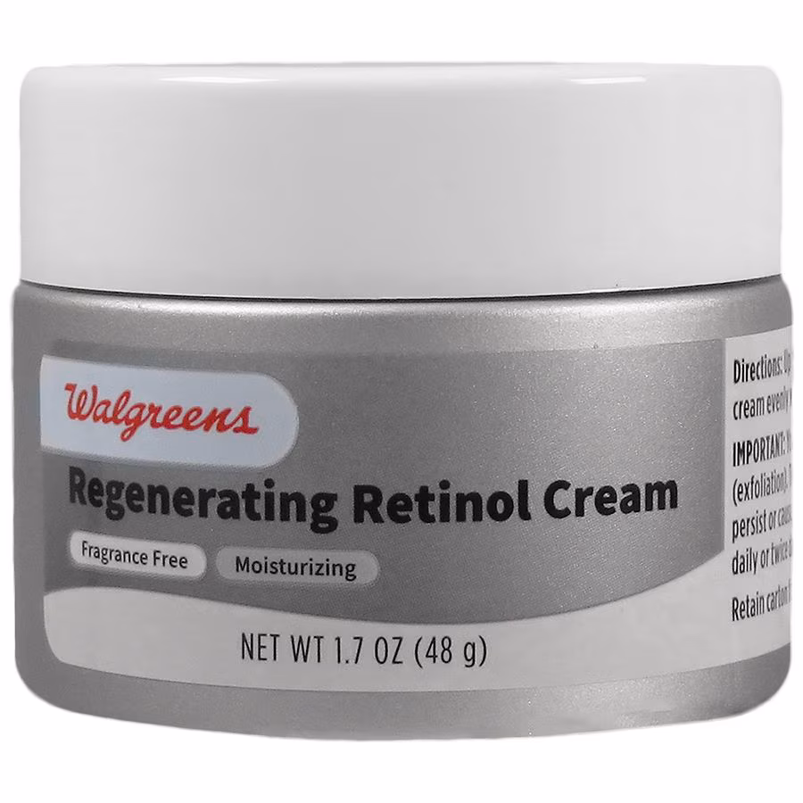 Walgreens Regenerating Retinol Cream Fragrance Free, 1.7 oz