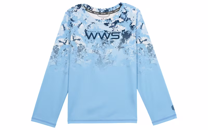 World Wide Sportsman Printed Surfcaster Long-Sleeve Crew for Toddlers