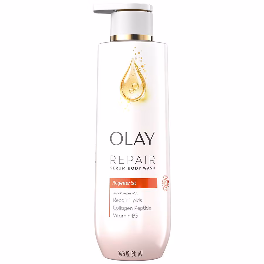 Olay Premium Repair Serum Body Wash, Triple Complex Niacinamide Serum Complex