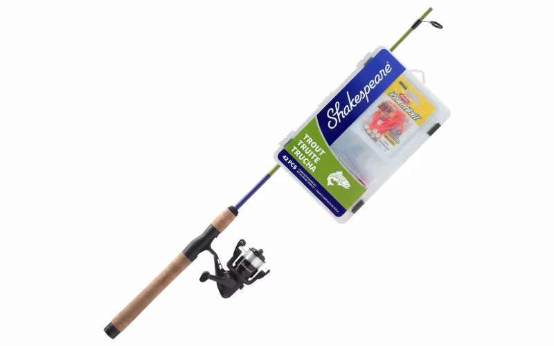 Shakespeare Catch More Fish Trout West Spinning Combo