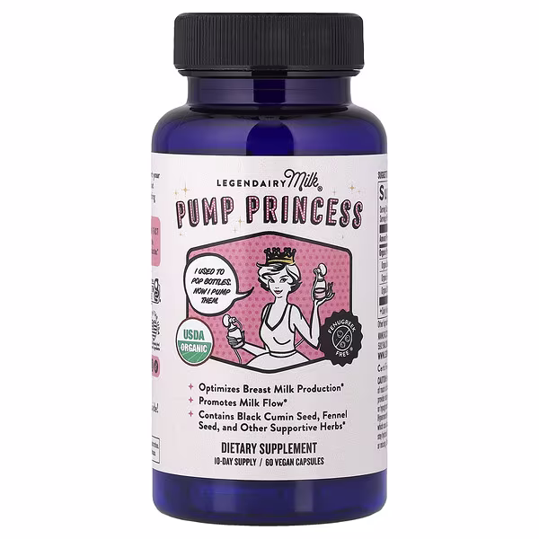 Legendairy Milk, Pump Princess, 60 Vegan Capsules