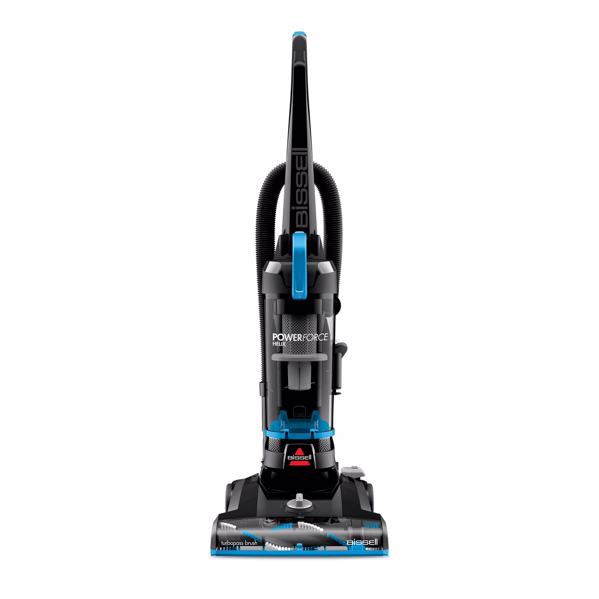 BISSELL PowerForce Helix, Bagless, Upright Vacuum, Pet Friendly, Scatter-Free Technology, Helix Dirt Separation System, Lightweight, 3313, Blue & Black