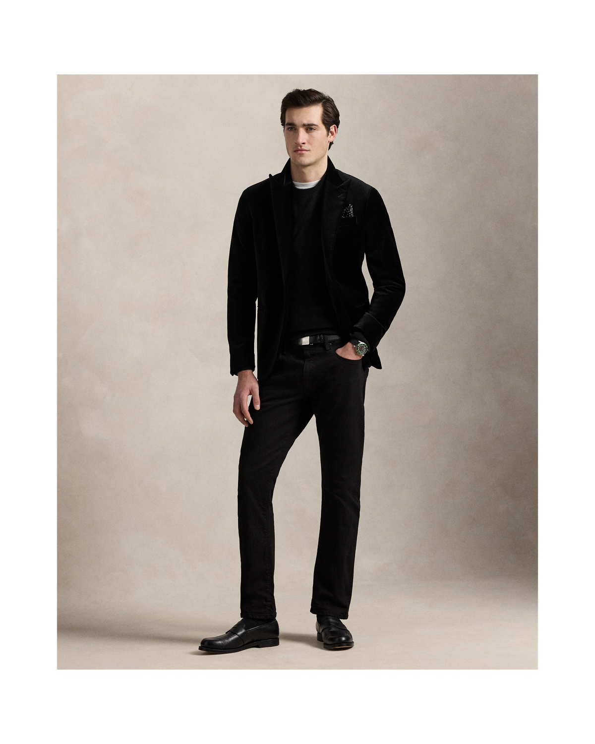Varick Slim Straight Stretch Jean
