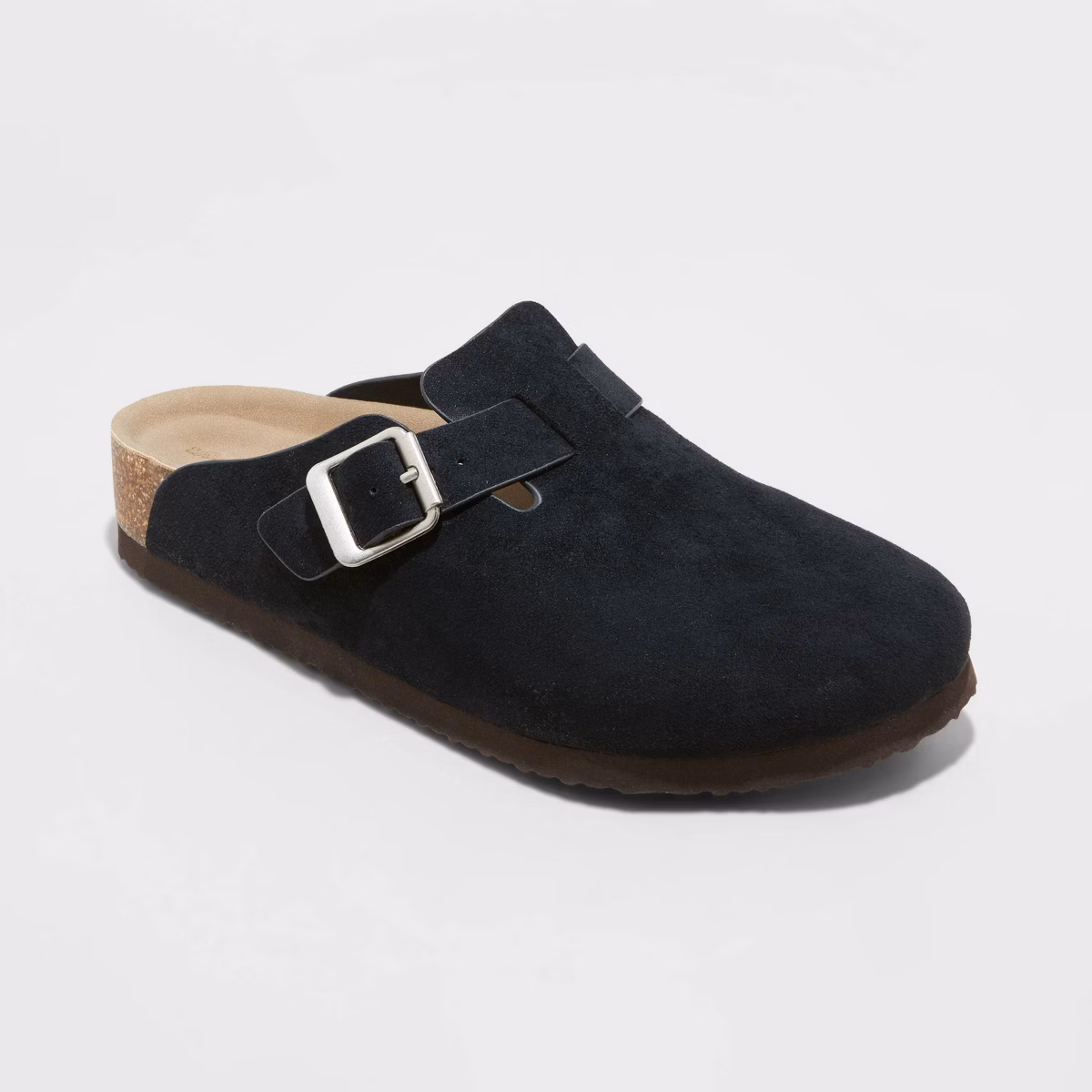Women's Betsy Clog Mule Flats - Universal Thread™ Black 5: Slip-On Round Toe, Textured Outsole, Medium Width