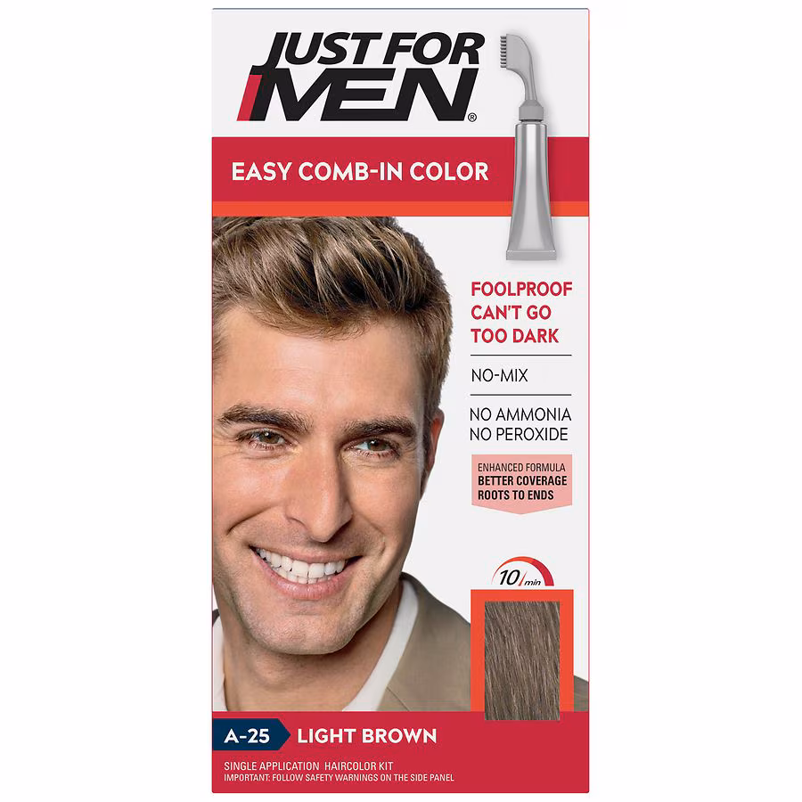 Just For Men Easy Comb-In Color, Dark Brown A-45, 1.0 set