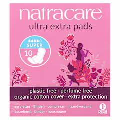 Natracare, Ultra Pads, Organic Cotton Cover, Regular, 14 Pads