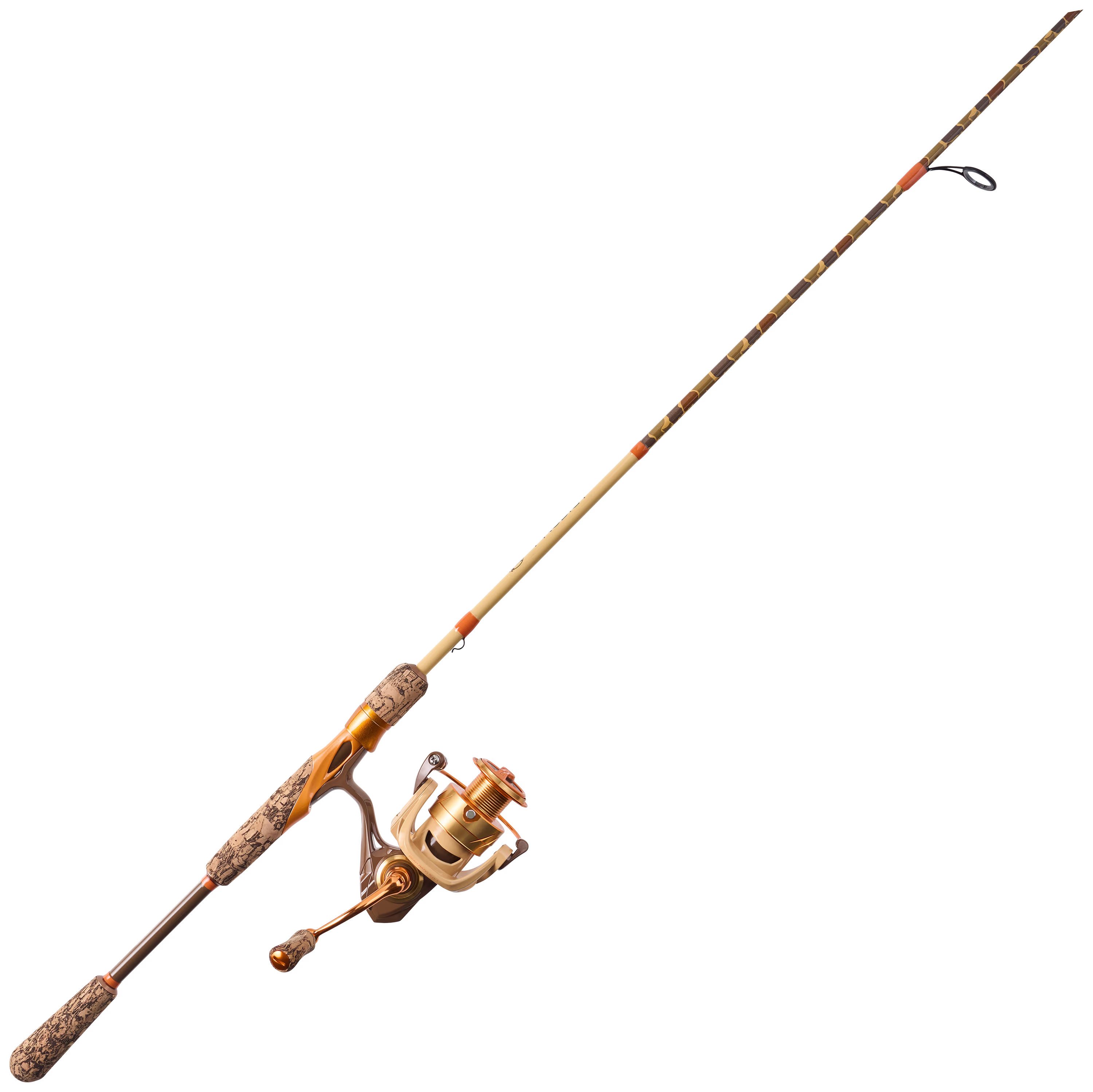 Bass Pro Shops Prodigy Spinning Combo in Brown Fish Camo