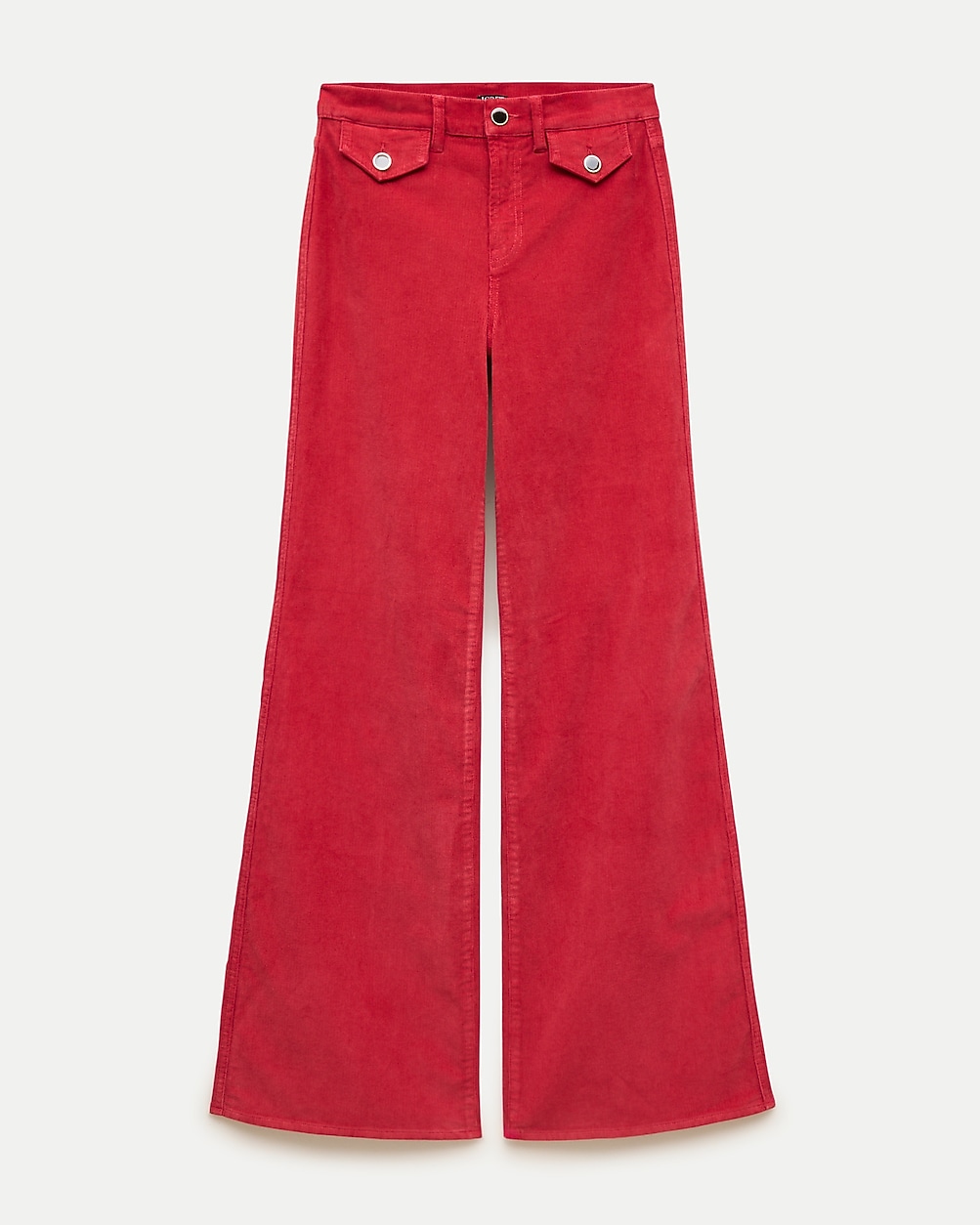 Wide-leg trouser in stretch corduroy