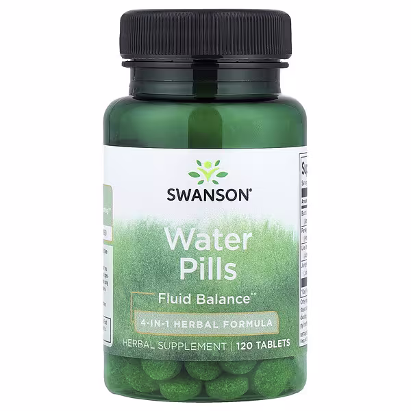 Swanson Vitamins, Water Pills, 120 Tablets