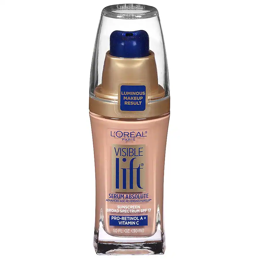 L'Oreal Paris Visible Lift Serum Absolute Foundation, Creamy Natural