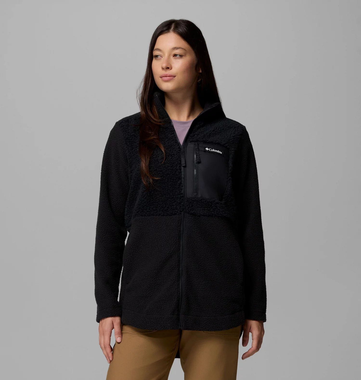 Women's Columbia Lodge Sherpa Full Zip Fleece Jacket