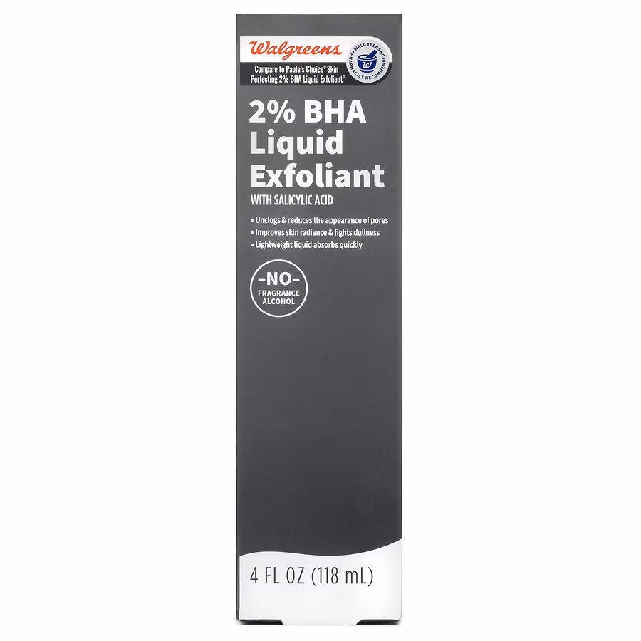 Walgreens 2% BHA Liquid Exfoliant with Salicylic Acid, 4.0 fl oz