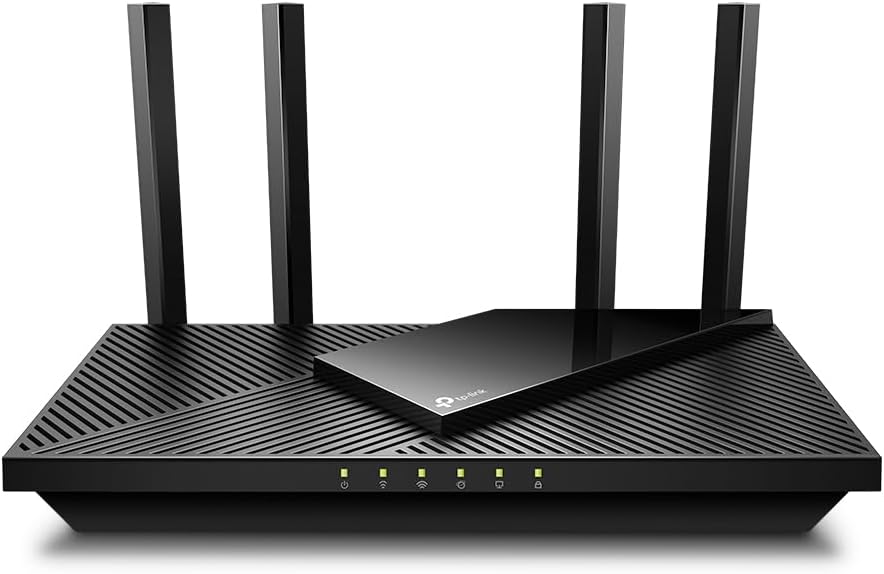 TP-Link AX1800 WiFi 6 Router (Archer AX21 V5) | Dual Band Wireless Internet, Gigabit, Easy Mesh, Works with Alexa - A Certified for Humans Device