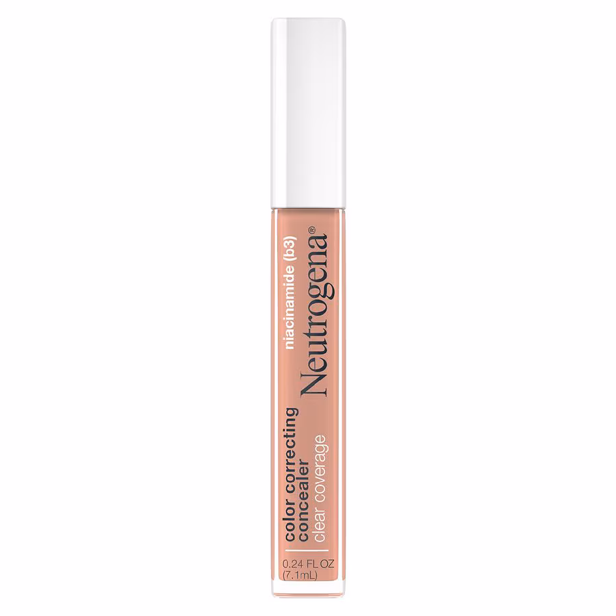 Neutrogena Clear Coverage Correcting Concealer Fragrance-Free, Peach