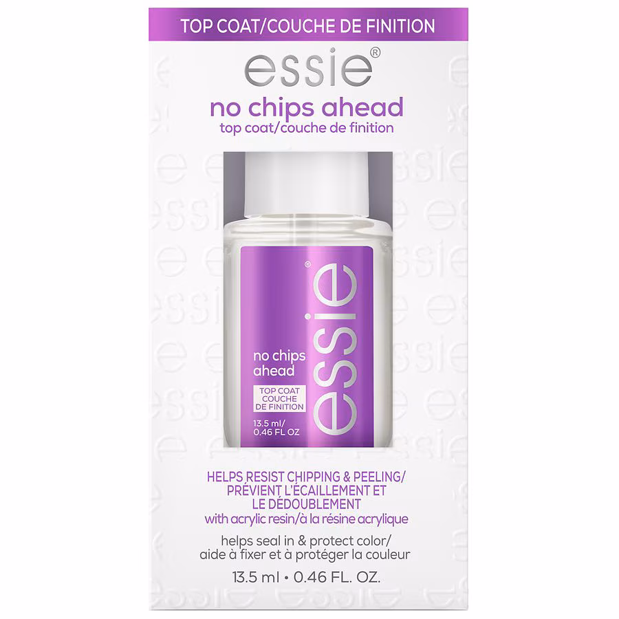 essie Nail Care, Nail Polish Top Coats, Gel Setter Top Coat, Gel-Like Finish, 0.46 fl oz