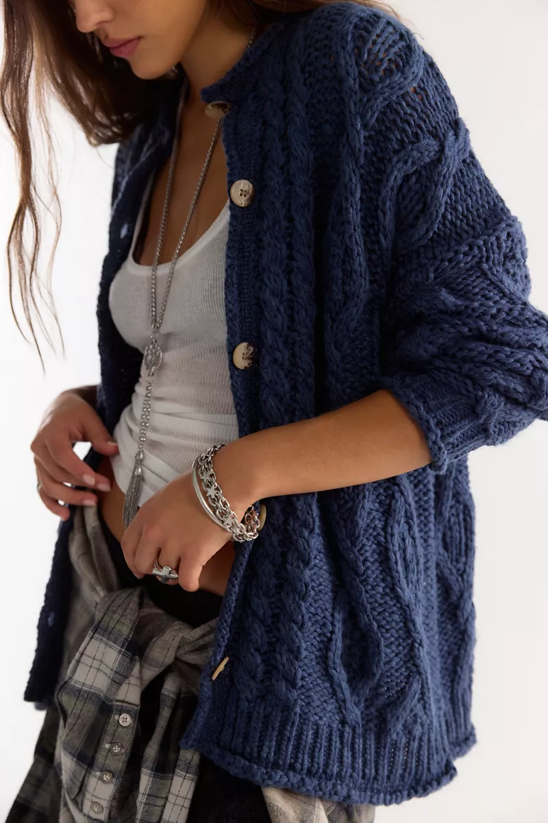 Opal Rollneck Knit Cardi