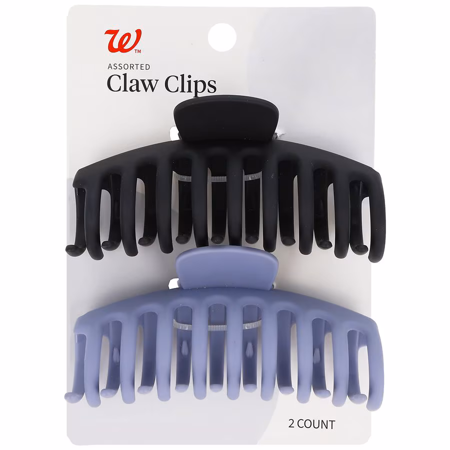 Walgreens Assorted Claw Clips, 2.0 ea
