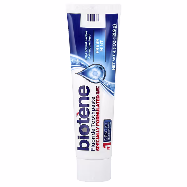 Biotene Dental Products, Fluoride Toothpaste, Fresh Mint, 4.3 oz (121.9 g)
