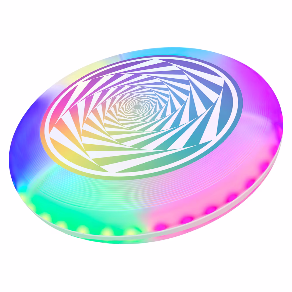 LED Flying Disc, Outdoor Lawn Games, Family Games, for All Ages, by MinnARK