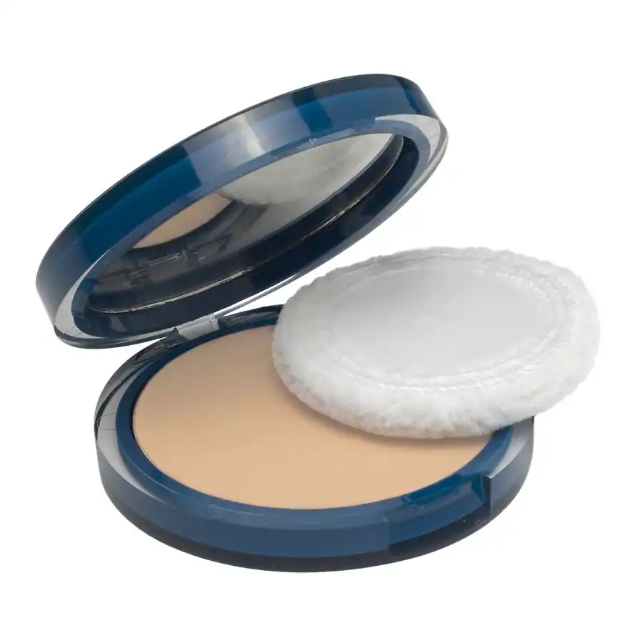 CoverGirl Clean Oil Control Compact Pressed Powder, Buff Beige 525, 0.35 oz
