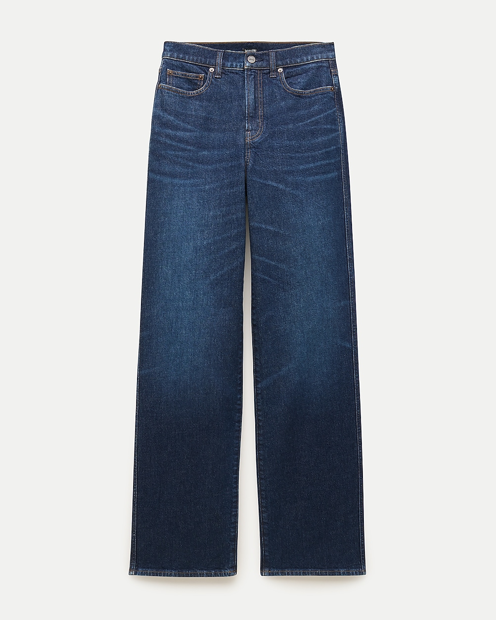 Full-length slim-wide jean