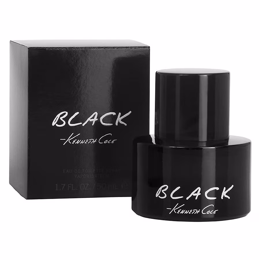 Kenneth Cole Black for Men Cologne Aromatic Fougere, 1.7 OZ
