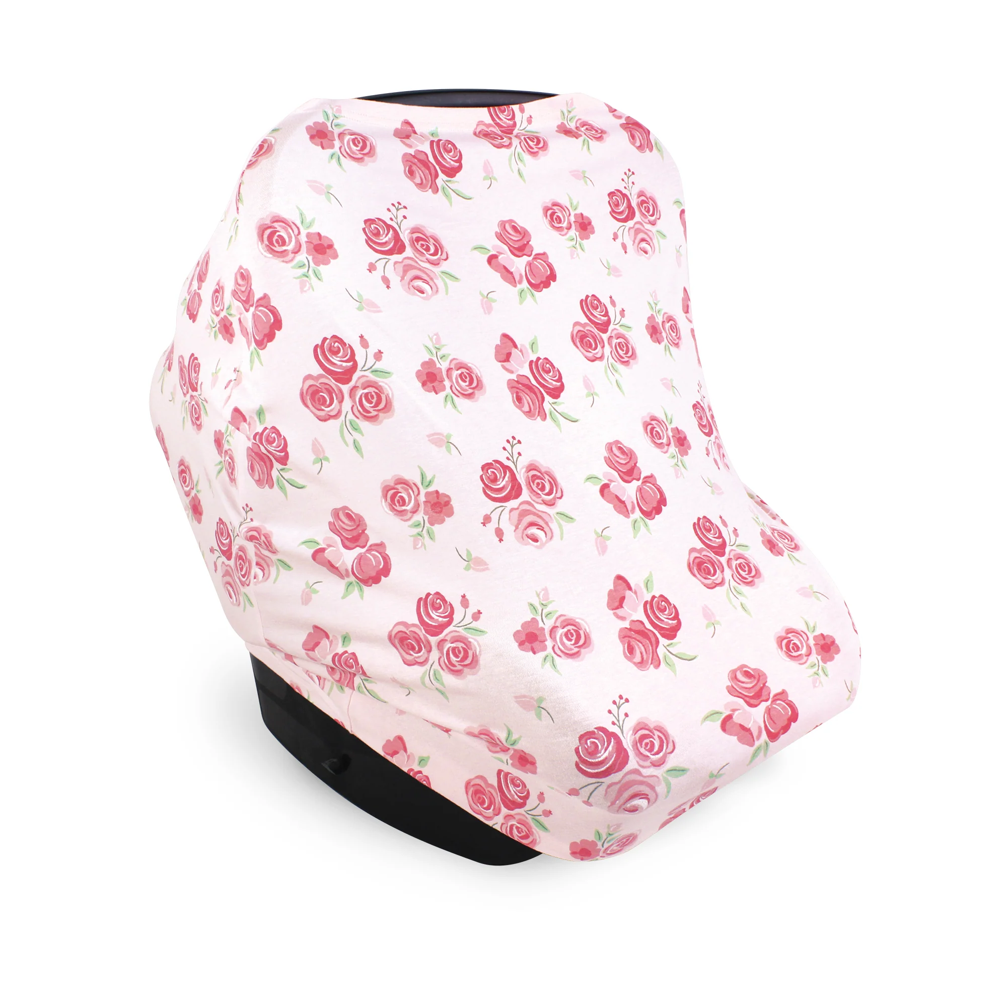 Hudson Baby Multi-use Car Seat Canopy, Blush Rose